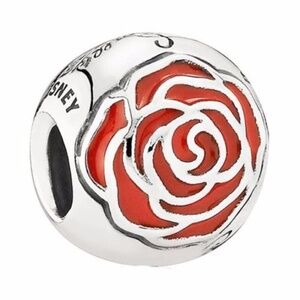 Pandora Disney Belle's Enchanted Rose Charm